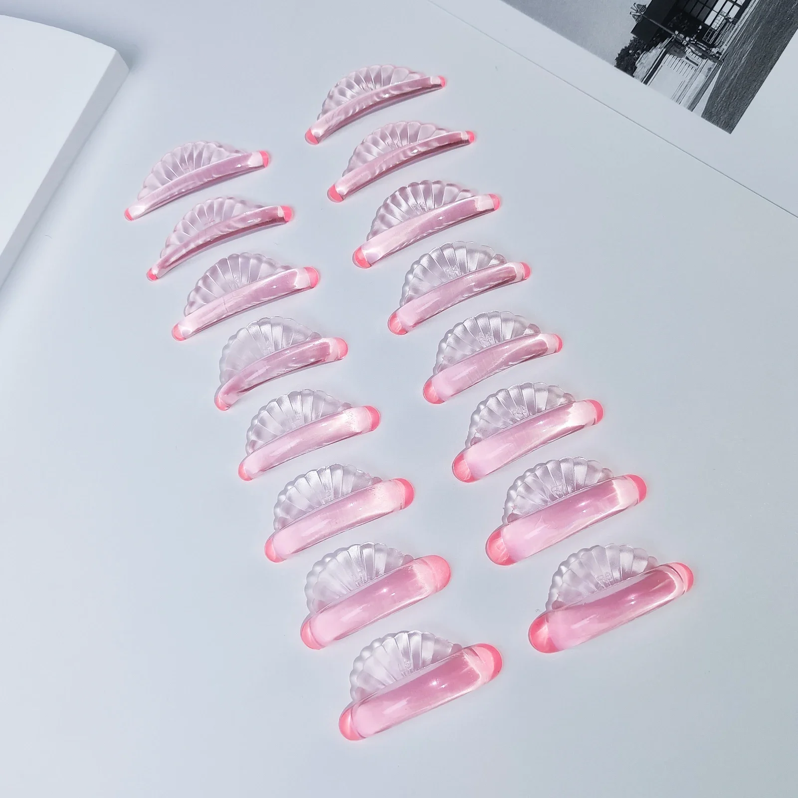 Libeauty 접착제 무료 실리콘 래쉬 리프트 패드 속눈썹 파마 패드 끈적 끈적한 속눈썹 막대 방패 리프팅 속눈썹 경기자 액세서리 도구