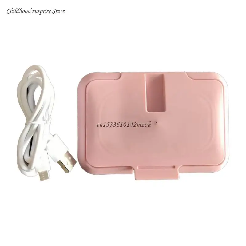 

USB Portable Baby Wipes Heater Thermal Warm Wet Towel Dispenser Car Mini Tissue Paper Warmer Napkin Heating Box Cover Dropship