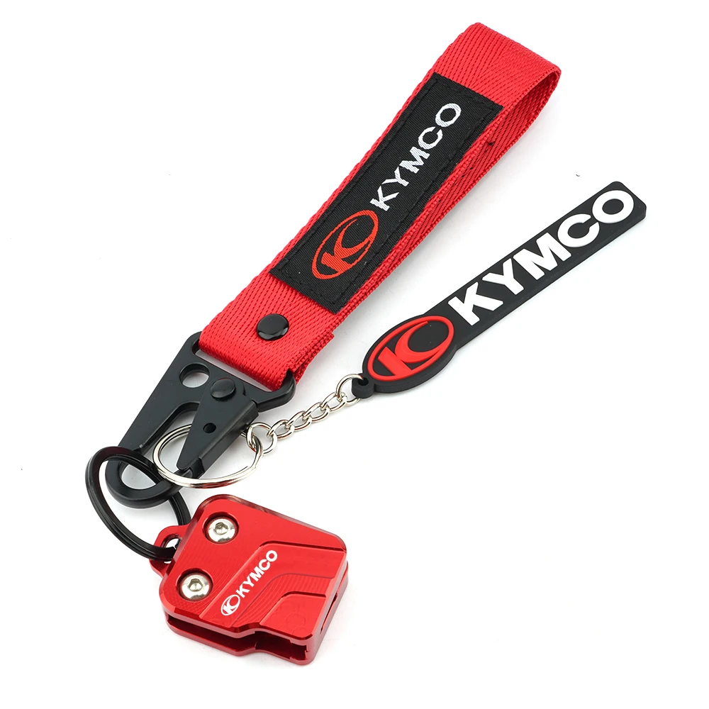 For KYMCO DOWNTOWN 125i 200i 300i 350i CT300 New High Quality Motorcycle Accessories CNC Keychain Keyring + Key Cover Shell Suit