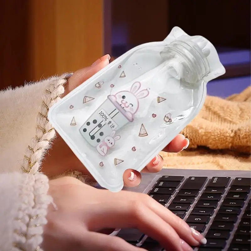 Portable Cartoon Hot Water Bottle for Comfort