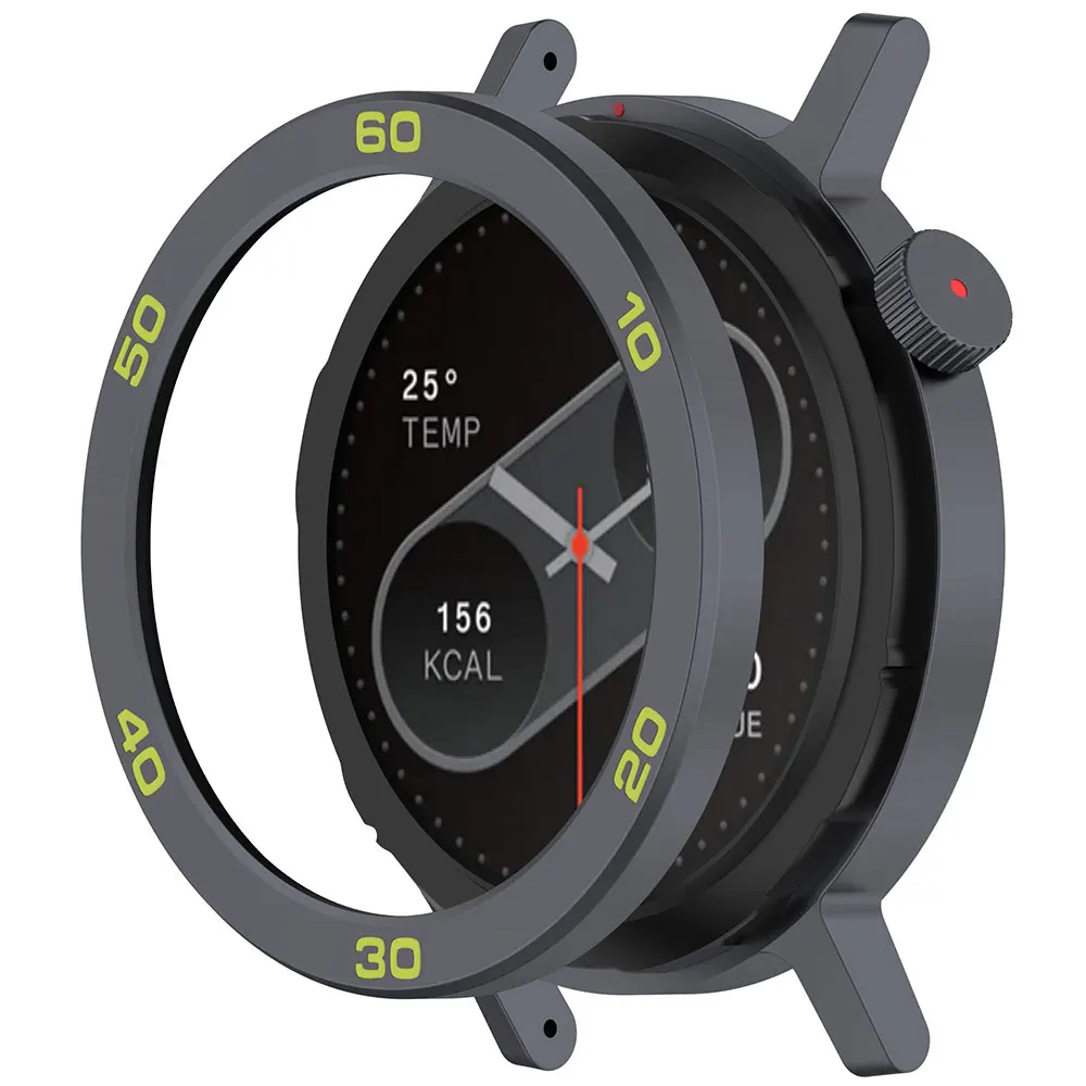 Enhanced Metal Bezel Ring with Tempered Film
