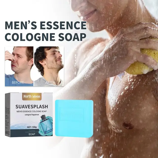 남성용 얼굴 세척 비누, 향수 수제 비누, 부드러운 상쾌한 오일 컨트롤, 여드름 제거, 블랙헤드 바디 목욕 S P7E1
