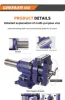 Heavy-duty Table Vise Clamp with Swivel Base, 6 Inches – Perfect for Industrial and Home Use 5