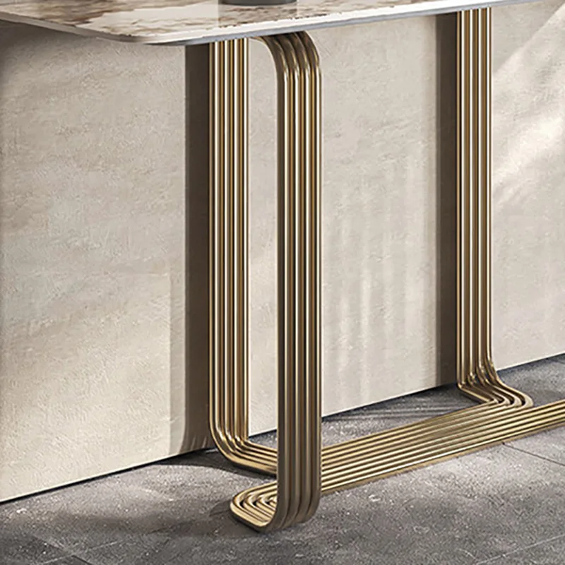 Tavoli Console Unici ed Eleganti, Minimalisti in Stile Italiano, Classici con Piano in Marmo, Mobili Console in Stile Nordico - immagine 4