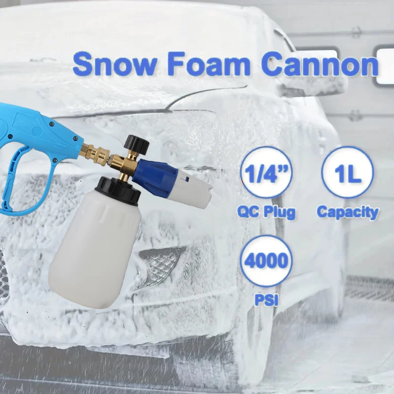 고압 세척기 건 & PA 폼 캐논 세트 - 보쉬/니피스크/스틸/게르니 호환, 멀티 스프레이 노즐 키트