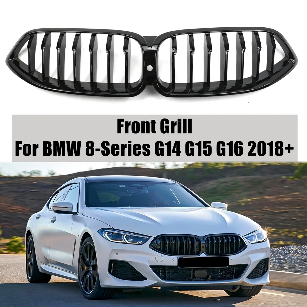 Front Grills Kidney Grill For BMW 8 Series G14 G15 G16 2018+ Bumper ...
