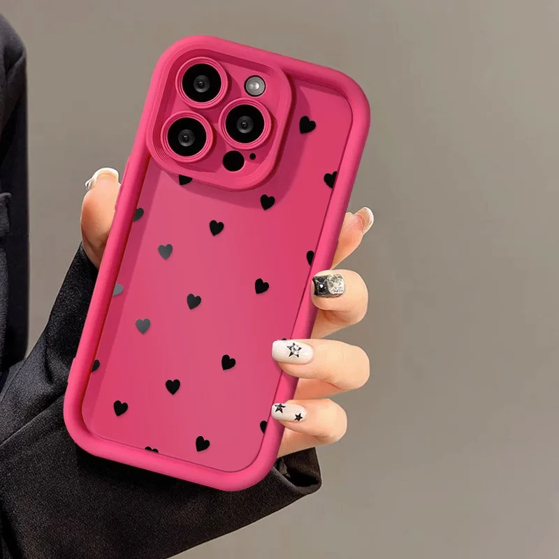 ตัวเลือกสินค้า เคสซิลิโคนลายหัวใจ ใส่ iPhone ได้ทุกรุ่น