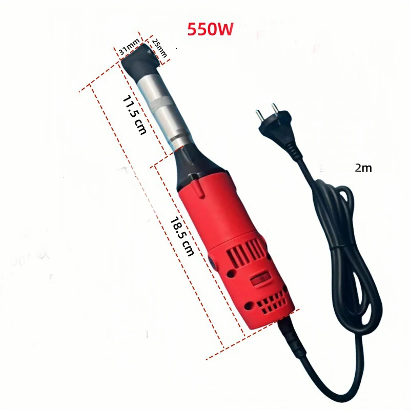 New 550W 90 Degree Electric Elbow Engraving Motor Grinder Jewelry Wood Mold Polishing Tile Cleaning Tools