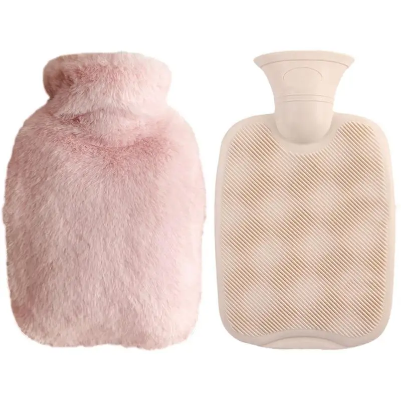 

Hot Water Bottle With Soft Cover Water Injections Portable Warmer Hot Water Bottle Pocket 1L Large Hot Water Bag With Soft