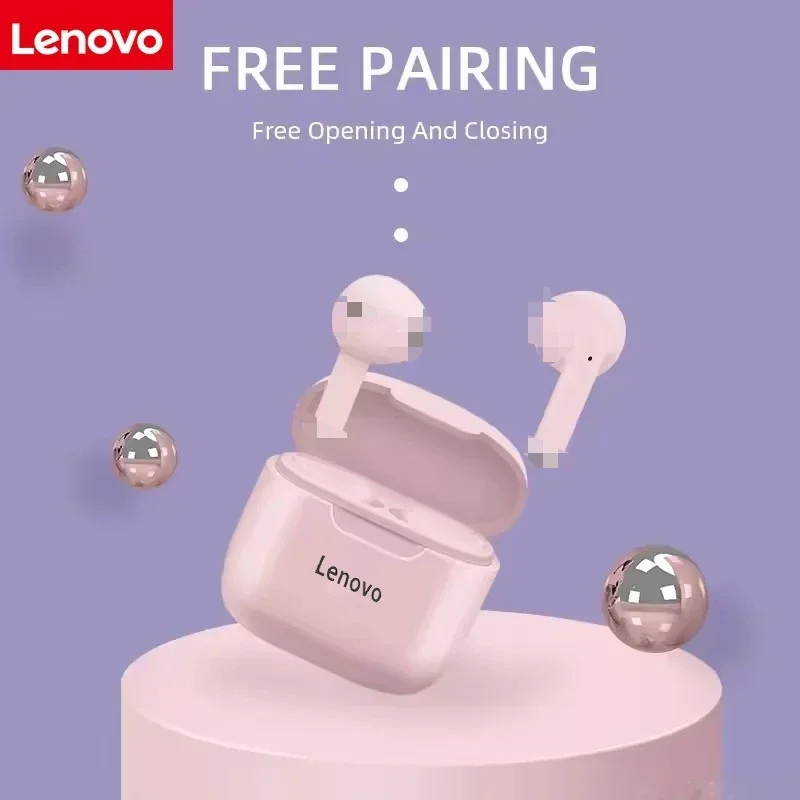 Lenovo Original TWS Earphones Bluetooth Headphones With HiFi Stereo Sound for Sports and Daily Use With Mic Mini Earbuds