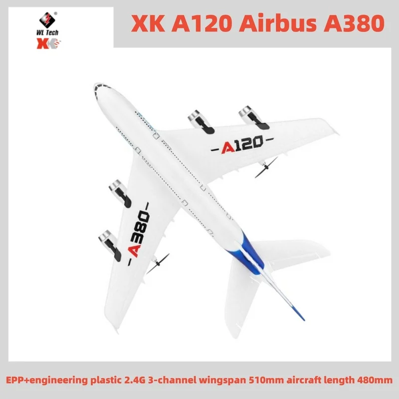 

WLtoys XK A120 Airbus RC Airplane plane Drone UAV Toys for boys Mini Remote control Quadrocopter Model Large model gift