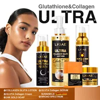 LKIAE Ultra Glutathione et Collagène : Kit Éclaircissant, Hydratant, Réduit les Taches Brunes, Améliore la Rugosité, Laisse la Peau Douce et Lisse 1