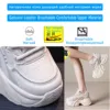 Koznoy 8cm Microfiber Genuine Leather Flats Lace Up Shoes Chunky Sneaker Ladies Fashion Women Spring Platform Wedge Vulcanize 3
