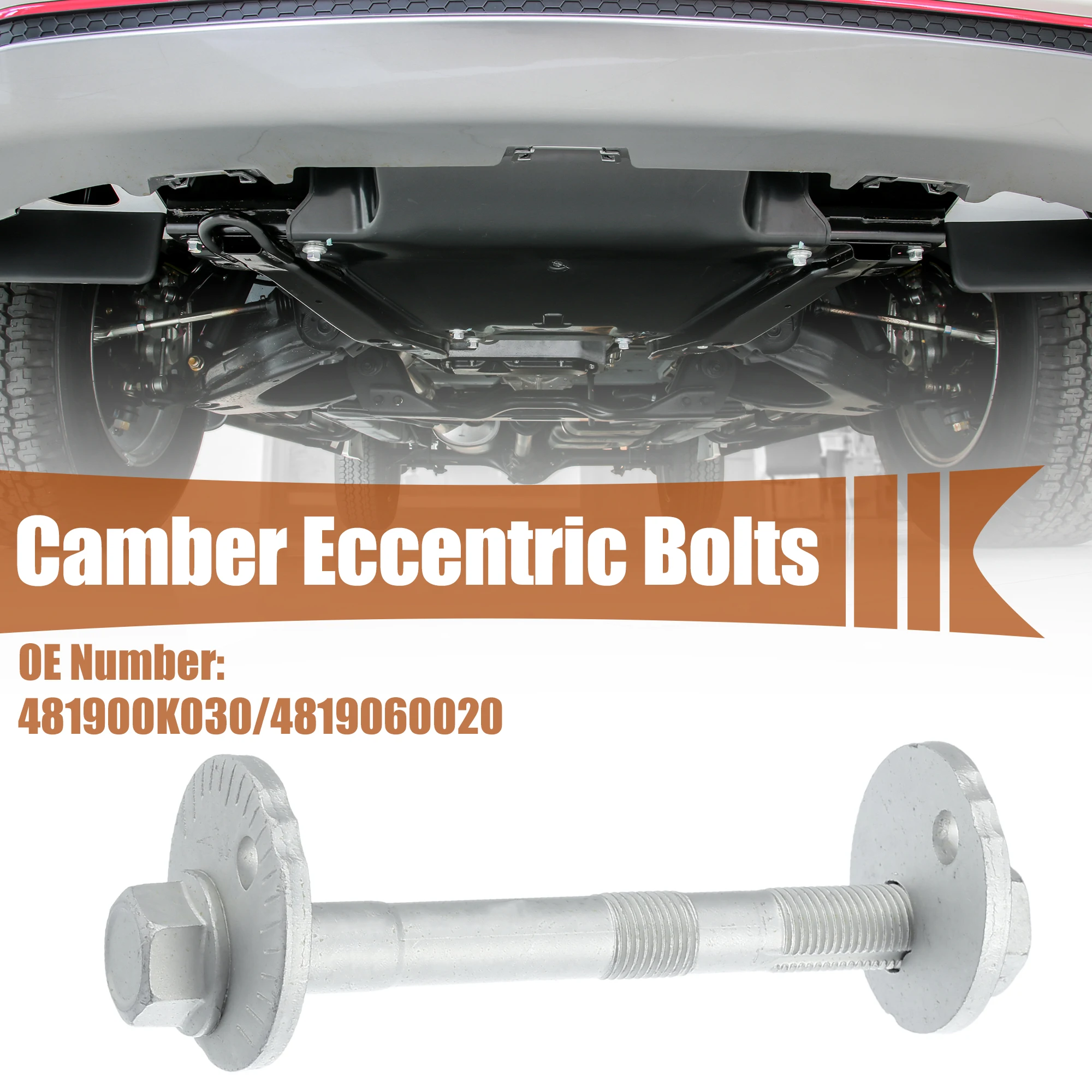 

UXCELL 1 Set Eccentric Alignment Camber Bolt for TOYOTA FJ CRUISER GSJ15 2006-2023 481900K030 4819060020