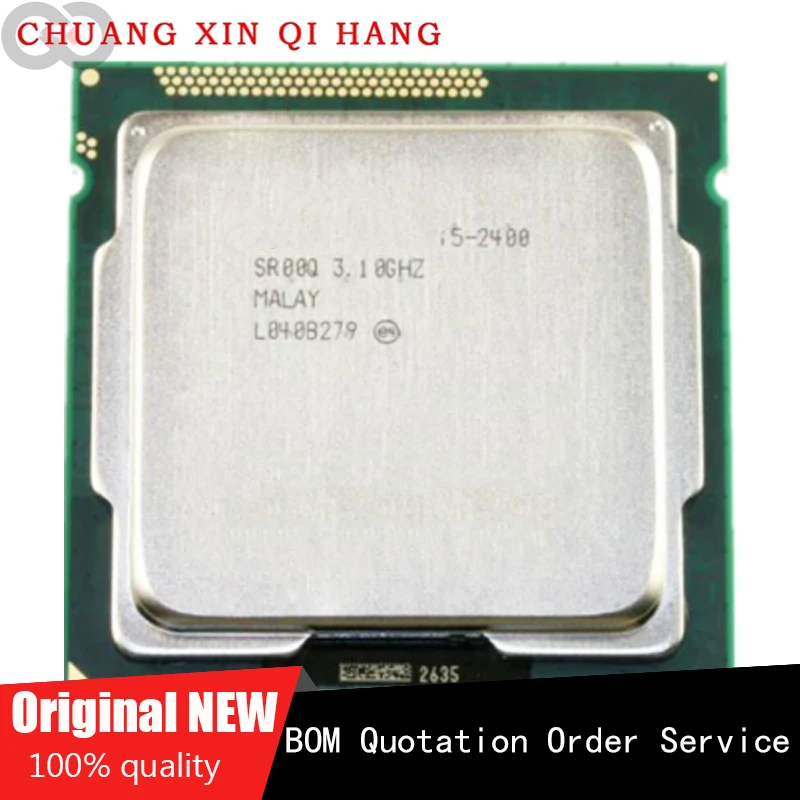 Utilizzato Per Processore Cpu I5 2400 I5-2400 3.1Ghz 6M 95W Lga 1155