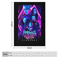 Motionless in white music t Throw Blanket Vintage Loose Blankets 2