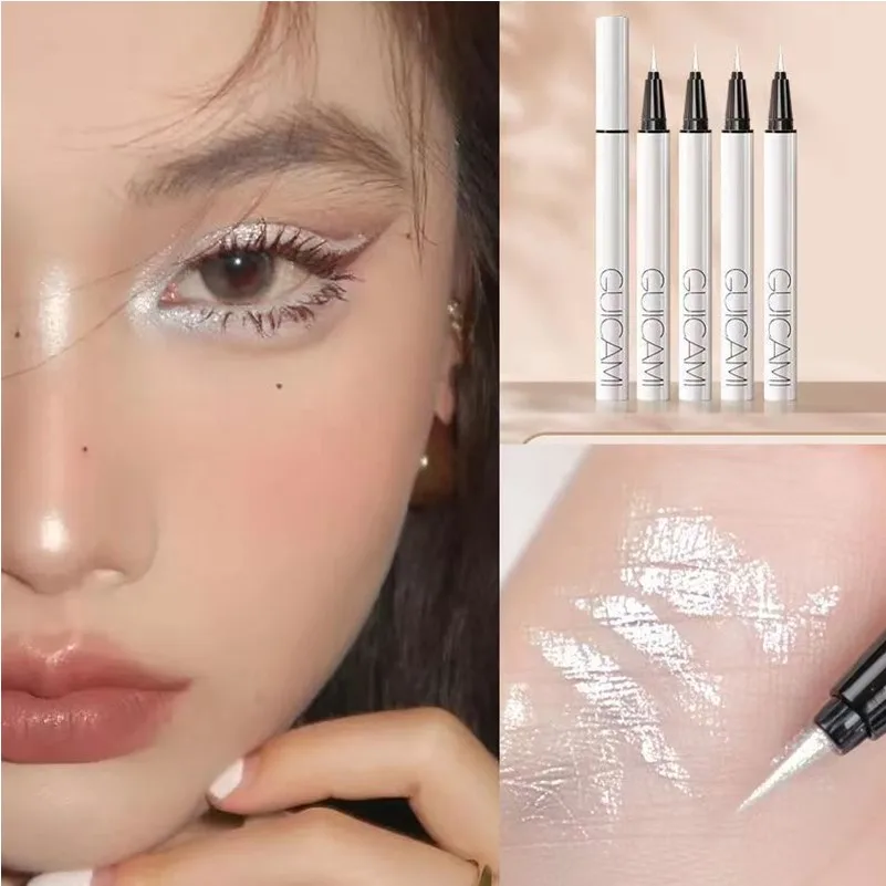 Shiny Diamond Glitter Eyeliner Pencil Eye Makeup Highlighter Waterproof