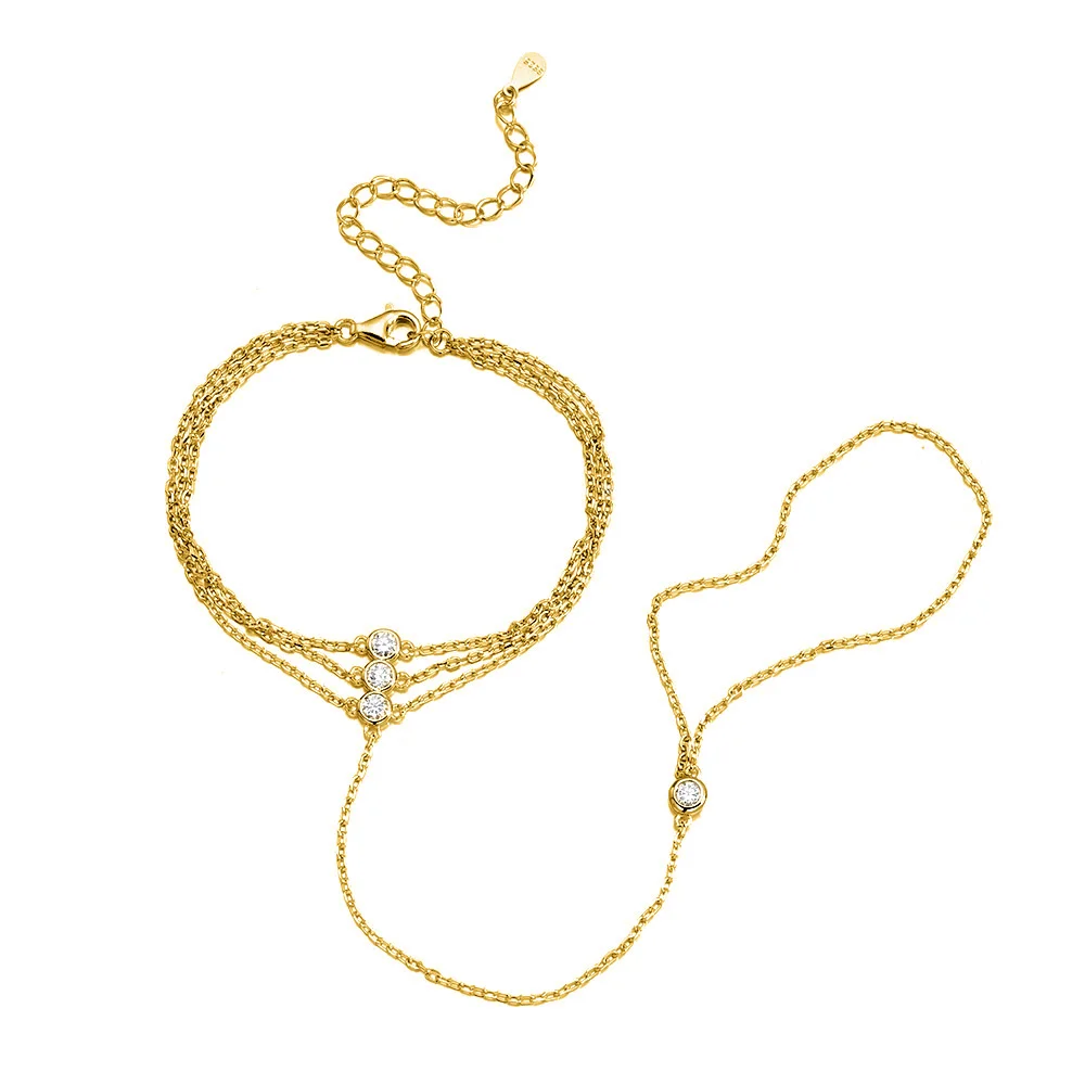 KNOBSPIN مويسانيتي فنجر أساور للنساء GRA معتمد 3 م...