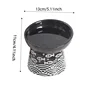 Ceramic Raised Cat Bowl  Elevated Neck Protection Ergonomic Durable Cutlery for Food Water Cute Dog Bowl ﻿ 4