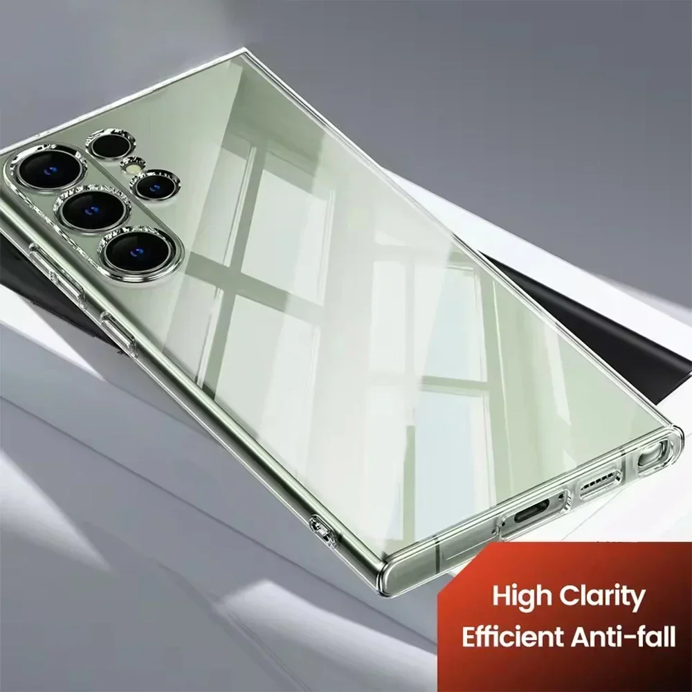 Sleek Transparent Soft TPU Protective Phone Case