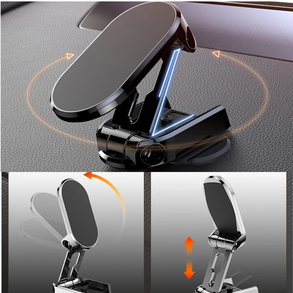 360 drehbare Magnetische Auto Telefon Halter Magnet Smartphone  Unterstützung GPS Faltbare Telefon Halterung in Auto Für iPhone Samsung  Xiaomi - AliExpress