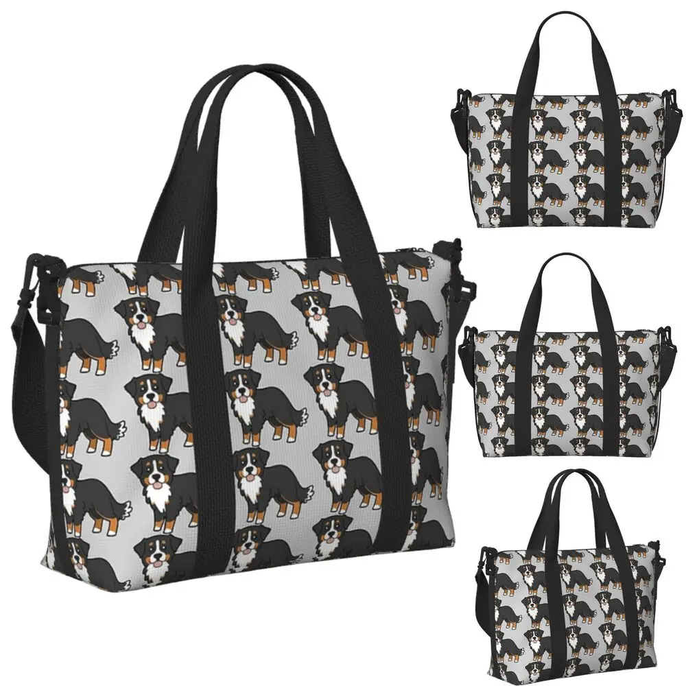bernese-mountain-dog-beach-travel-tote-bag-large-gym-sport-shoulder-bag