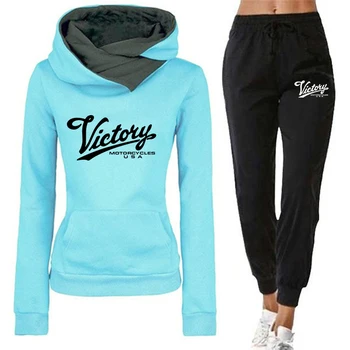 Tuta da donna casual Felpa con cappuccio con colletto irregolare stampato 2 pezzi Set quotidiano Office Home Abbigliamento donna Autunno Inverno Y2k 1