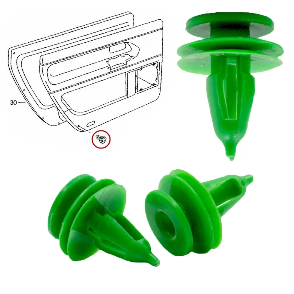 50Pcs Car Door Panel Trim Fasteners Clip Pistoni In Plastica Per Jeep Wrangler Tj Grand Cherokee Clip Interna Di Ricambio Per Auto
