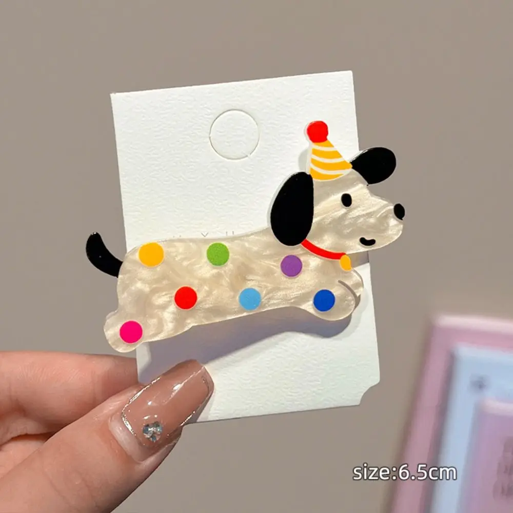 Acrylic Multicolor Hair Clip Y2K Duckbilled Hair Accessories