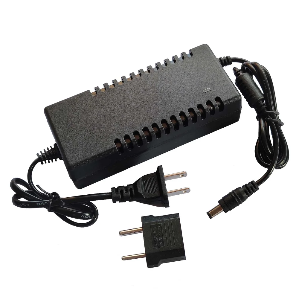 전원 어댑터 공급 충전기 어댑터, 100-240V AC DC 48V 2A, 5.5mm X 2.5mm 플러그, 미국 EU 플러그 48V 2A 5.5mm X 2.1mm