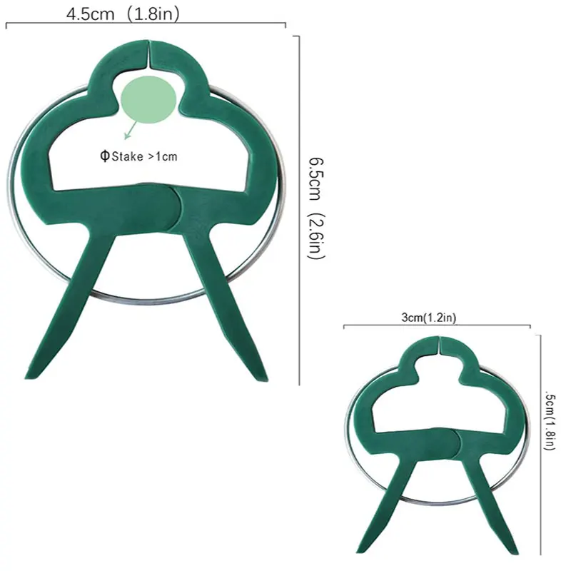 Reusable Garden Greenhouse Clips for Plant and Flower Support