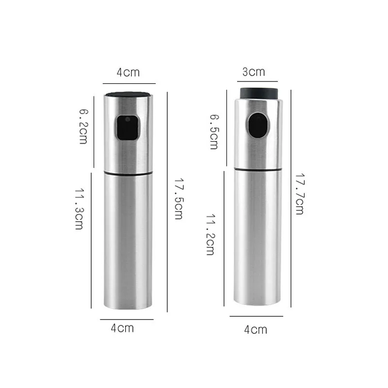 BBQ stainless steel spray bottle baking olive oil spray bottle water pump barbecue oil and vinegar sprayer kitchen tools