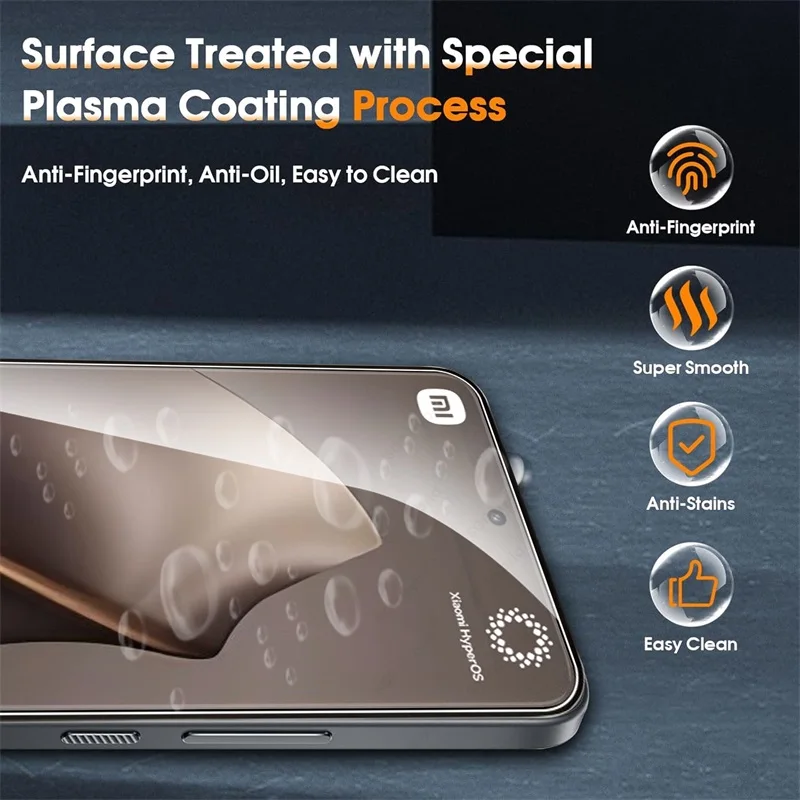 Full Cover Screen Protector - Premium HD Crystal 9H Tempered Glass, Anti-Scratch, Case Friendly