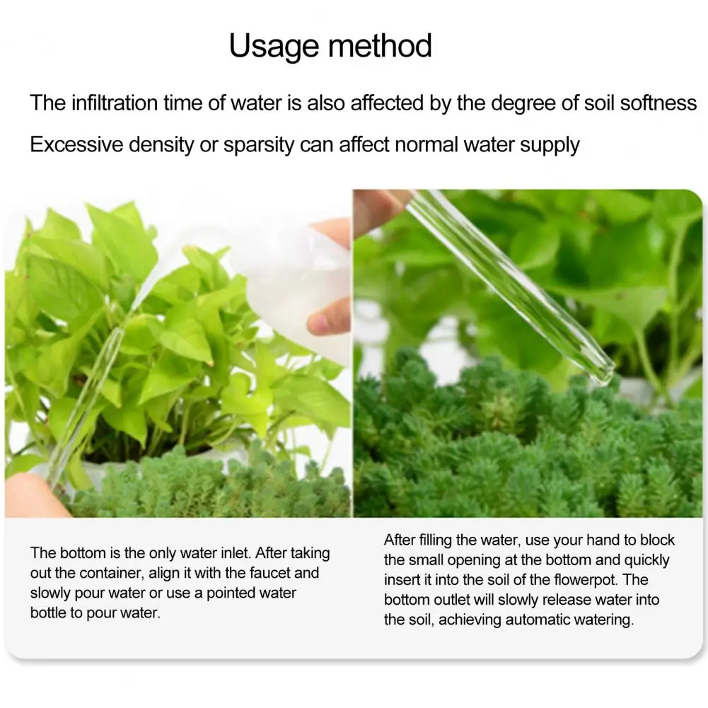 

Chip Watering System Glass Flower Watering System for Indoor Plants Automatic Self Watering Bulbs to Support Plant Health Glass