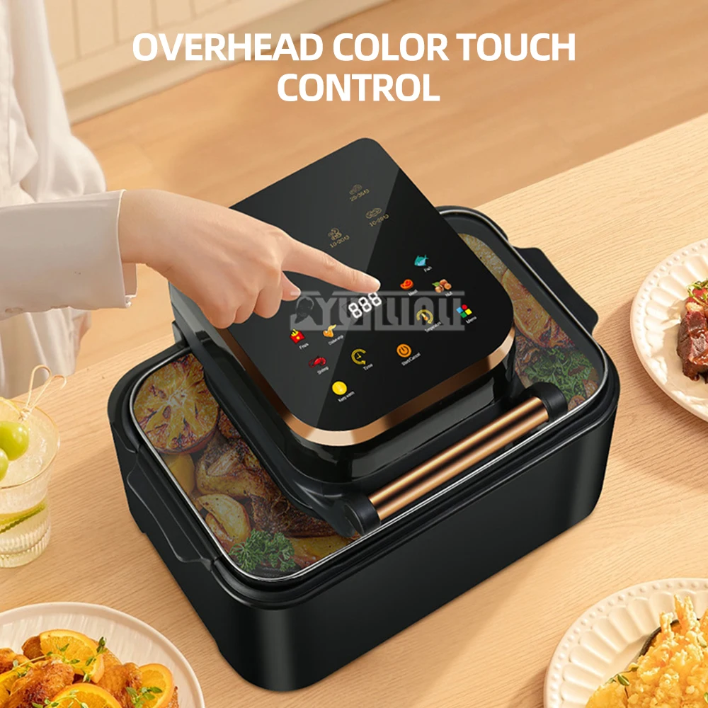 Household Intelligent Air Fryer 12L Large Capacity Oven Ivisible Automatic Electric Fryer Fritadeiras El&eacute;tricas
