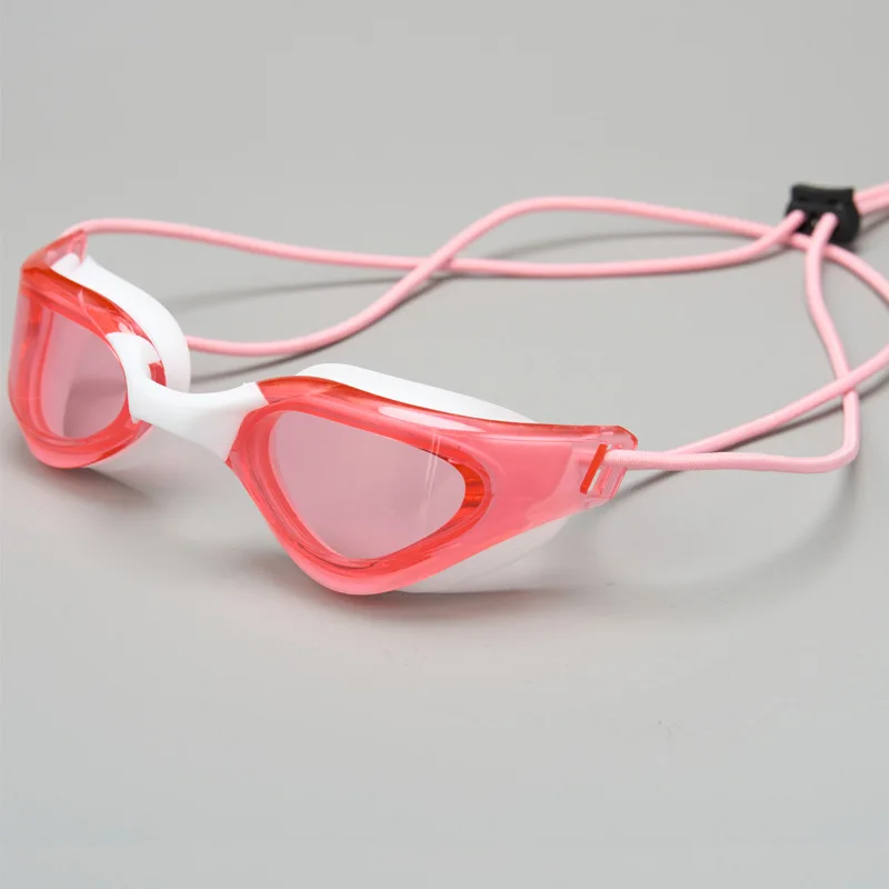 New Swim Glasses Rope Head with Adult Racing Goggles Dazzling Electroplated Waterproof Anti-fog Sports Swimming Goggles 3