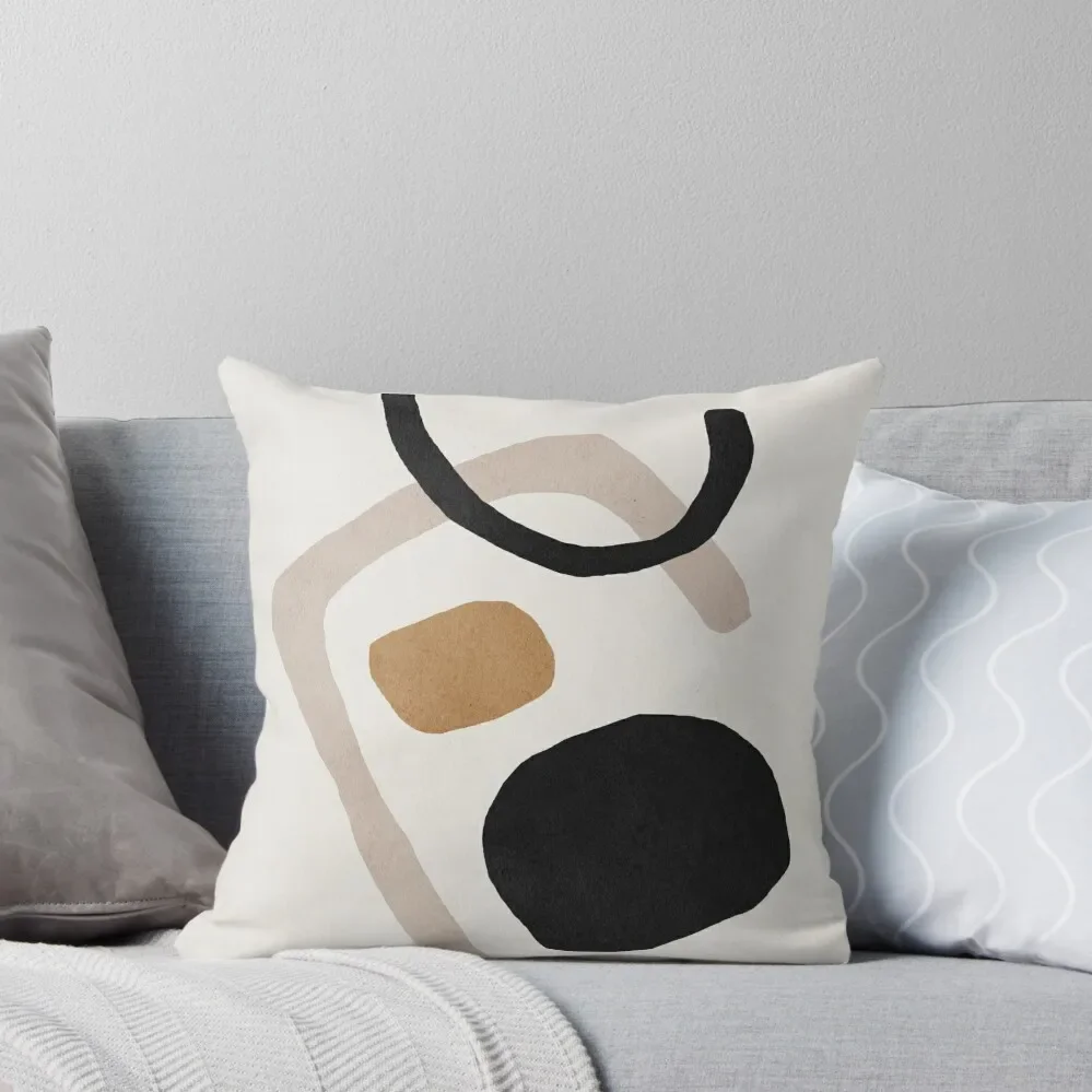 

Abstract shapes art, Mid century modern art Throw Pillow