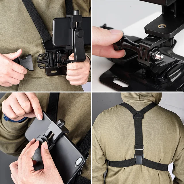 versatile accessory for hands-free mobile phone mounting during outdoor activities