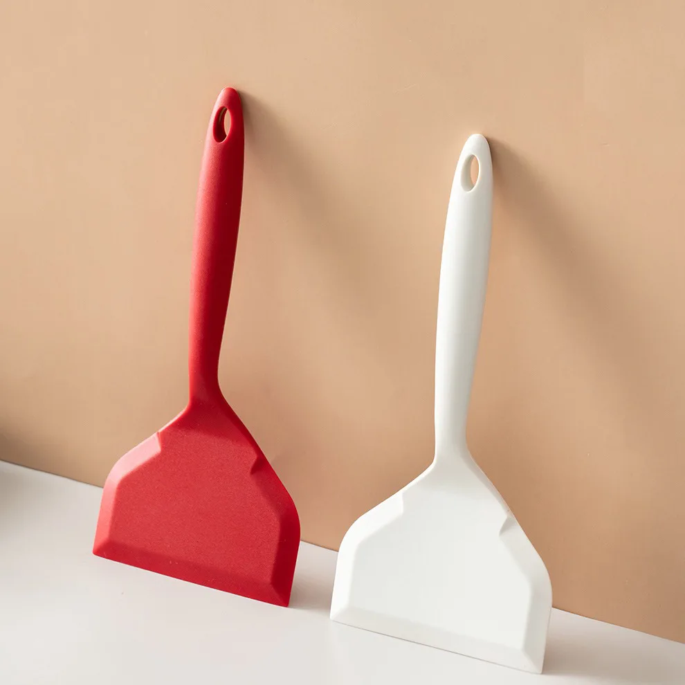 Silicone Spatula Shovel Nonstick Fried Shovel Fish Spatula Nonstick Silicone Wide Flexible Turner Cookware Kitchen Tools