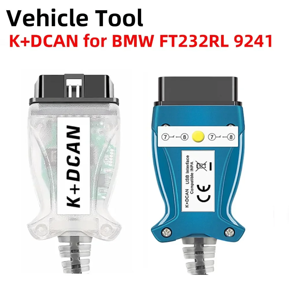 Chip Completo Per Bmw K Dcan K + Can Ftdi Chip Adattatore Diagnostico Obdii Per Bmw E46 K + Can K Can Fidt Ft232Rl Chip Per Cavi Bmw 20Pin
