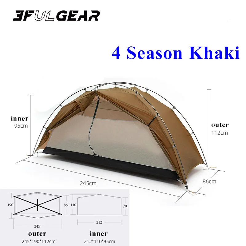 3F UL TAICHI 1 شخص No-See-Um 3 الموسم/4 الموسم الت...