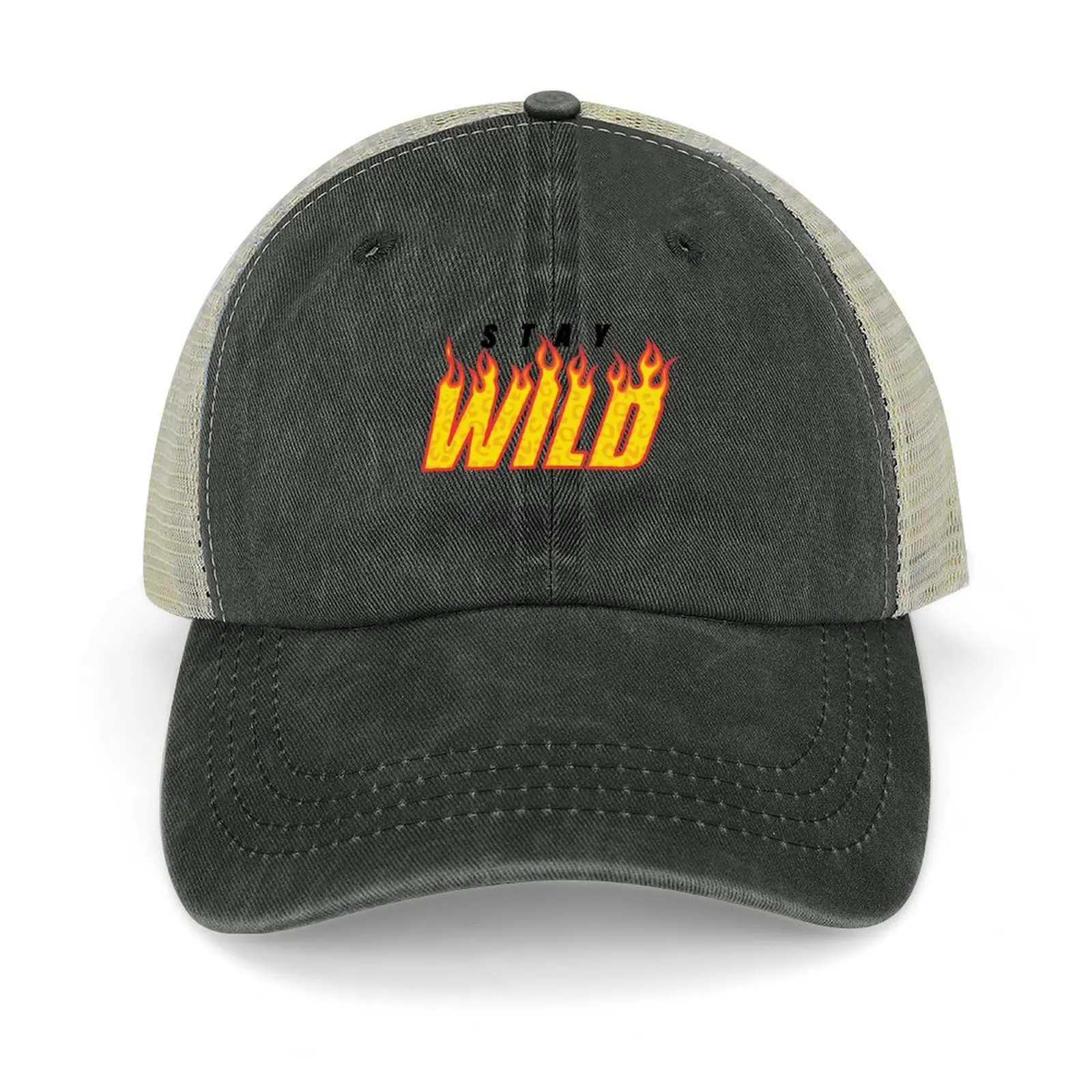

Ben Azelart Merch Ben Azelart Stay Wild Fire Cowboy Hat Designer Hat Icon Wild Ball Hat Beach Outing Mens Tennis Women's