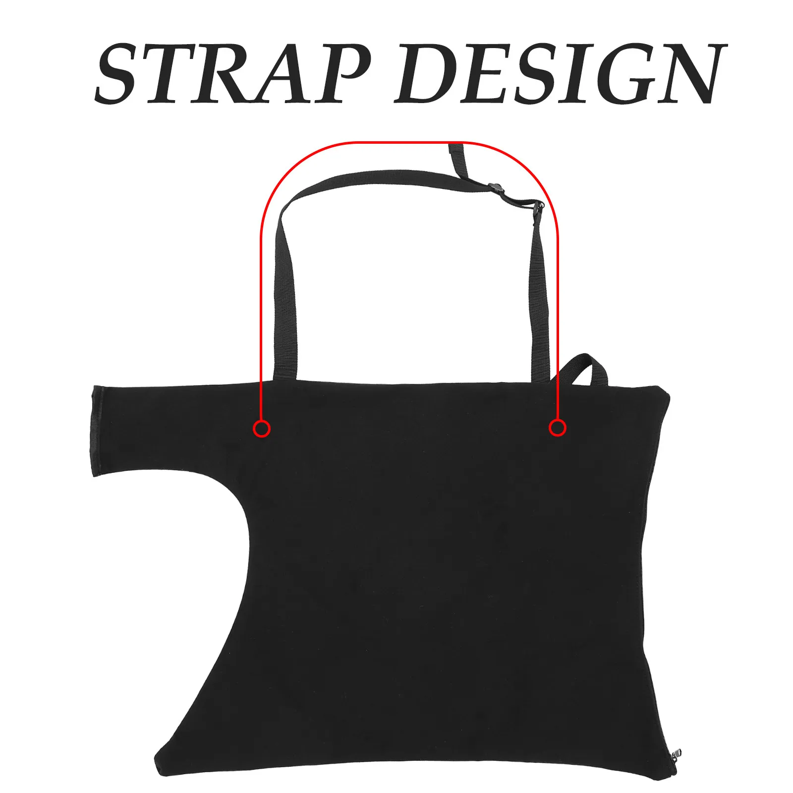 편리한 잎 송풍기 가방, 조절 가능한 크기, 안전한 소재, 마당 정리용 잎 송풍기 가방