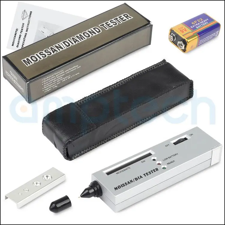 Analizzatore Del Selettore Tester Del Diamante Del Presdio Del Rubino Tester Del Diamante Portatile Pass Jewelry Cvd Moissanite Machine Test Della Pen