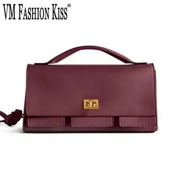 2025 Nuovo design di lusso Borsa con manico superiore per le donne Borsa da sera Borsa lunga Borse a tracolla in PU tinta unita Abiti alla moda
