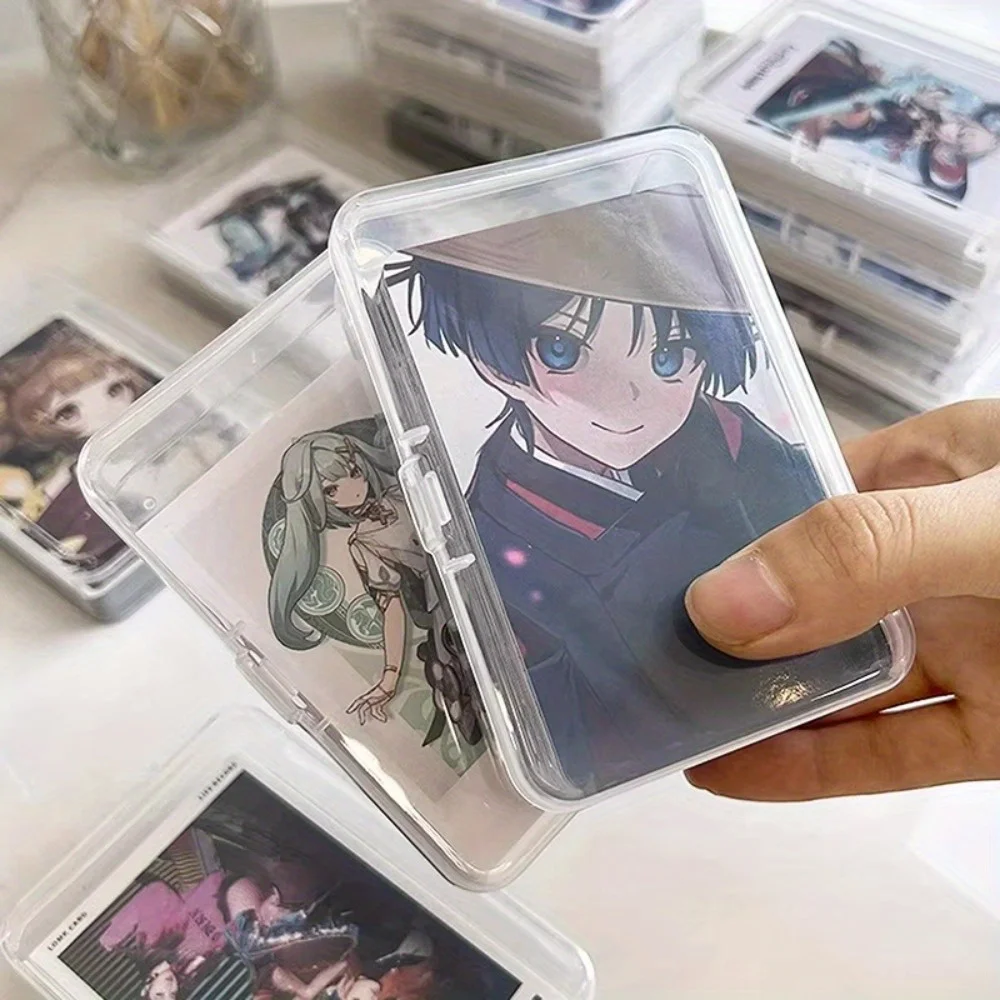 1PC Transparent Boxes for Playing Cards Container Storage Case Packing Poker Game Card Box Board Games Card Organizer