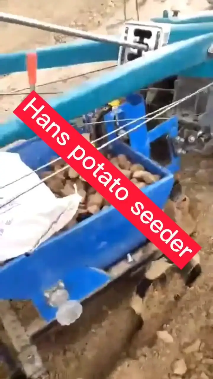 1-рядная картофельная кашпо для прогулочного трактора