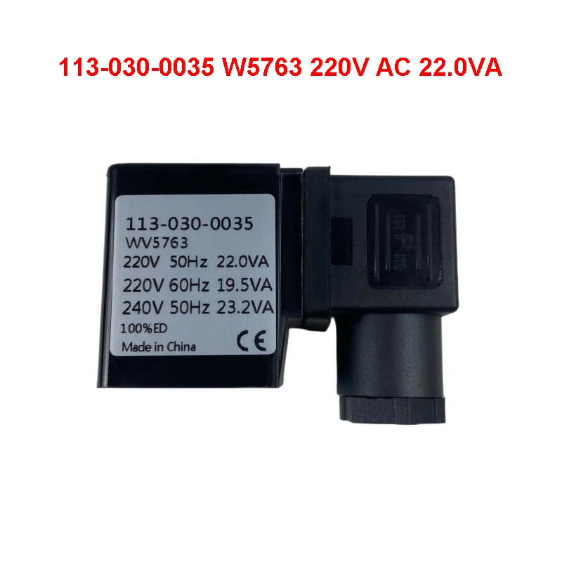 Bobina Elettrovalvola 113-030-0035 W5763 220V Ac 22.0Va 113-030-0028 W5753 24Vdc 15.0W Sostituzione Per Nass Magent