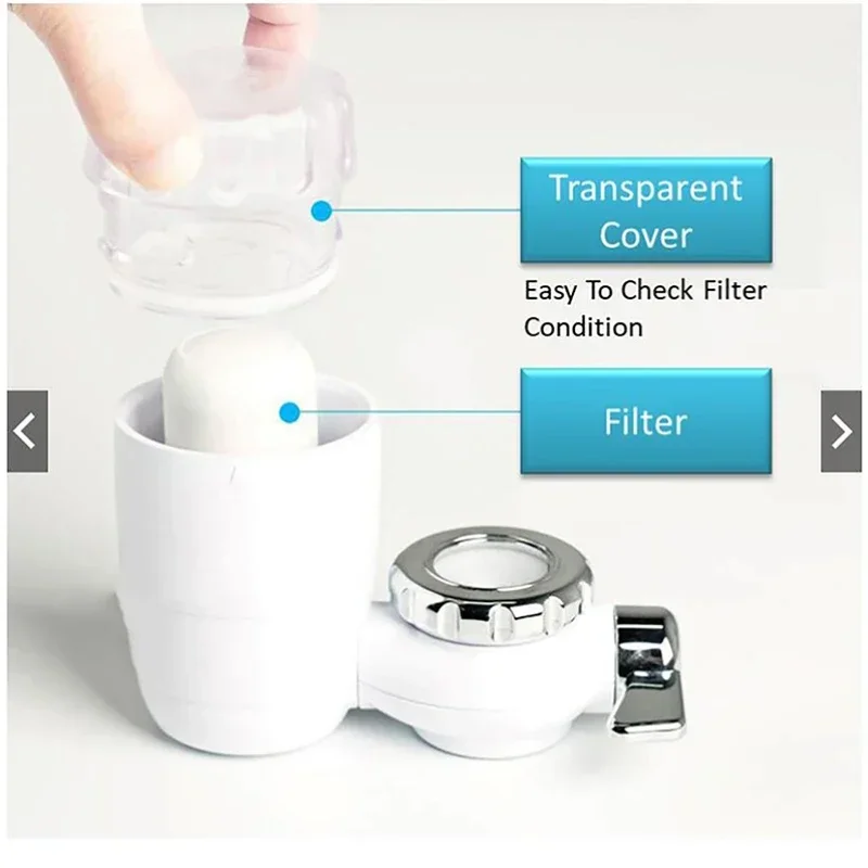 Faucet Water Filter Activated Carbon Replaceable Tap Water Filter Cartridges Kitchen Faucet Tap Purifier Ceramic Element