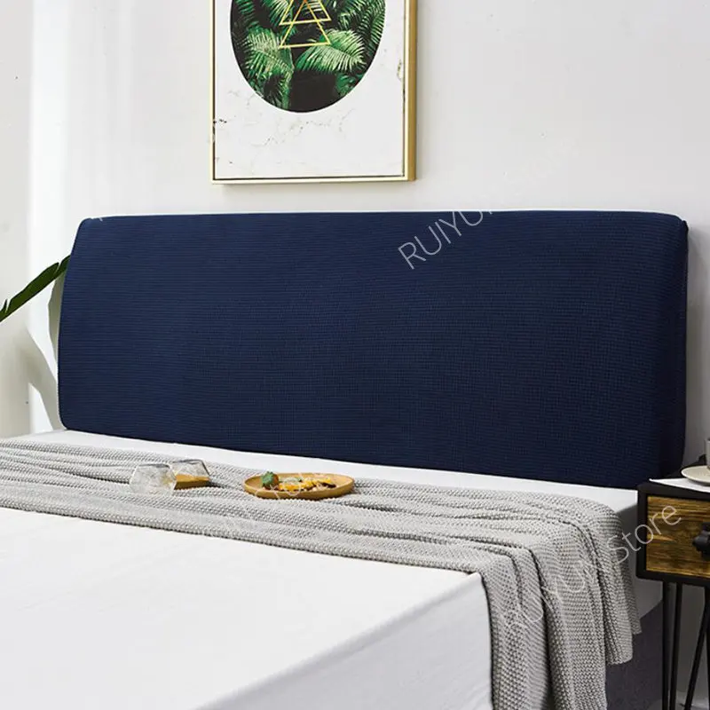 Funda elástica para cabecero de cama, cubierta de protección contra el  polvo, todo incluido, extraíble, suministros de decoración - AliExpress